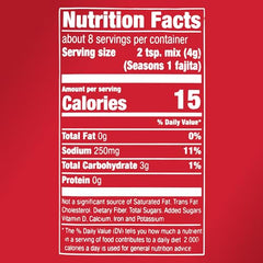 McCormick fajita pan sizzle with meat and peppers, restaurant style flavor