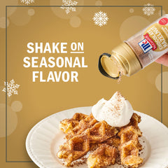 McCormick Chocolate Hazelnut Finishing Sugar on vanilla ice cream adds depth and aroma