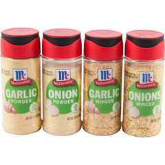 McCormick Garlic Powder Jar ready to boost pasta and soups with savory umami