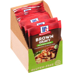 McCormick gluten-free brown gravy mix pack of 12 ready to whisk into water
