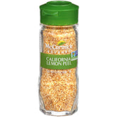 McCormick Gourmet California Lemon Peel bottle for quick citrus zest