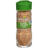 McCormick Gourmet Celery Salt bottle boosts celery aroma and savory depth.