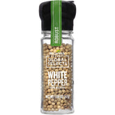 McCormick Gourmet White Pepper jar shows smooth earthy flavor for light dishes
