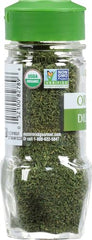 McCormick Gourmet Organic Dill Weed near end of cooking preserves delicate aroma for seafood and vegetables.