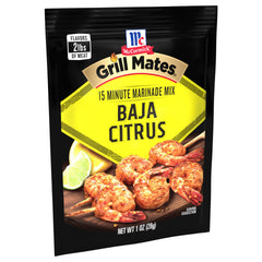 Open Baja Citrus Marinade packet ready for seasoning