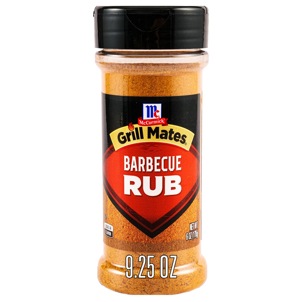 McCormick Grill Mates Barbecue Rub packaging ready for shaking and storage