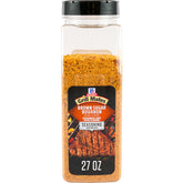 McCormick Grill Mates Brown Sugar Bourbon seasoning bottle top enhances steaks with bold flavor.