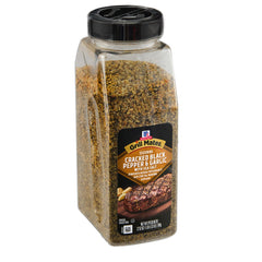 McCormick Grill Mates bottle front view highlighting coarse seasoning for grilling