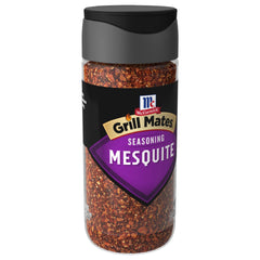 McCormick Grill Mates Mesquite Seasoning bottle front view for grilling flavor
