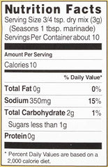 Mojito Lime Marinade measure cup showing portion guidance