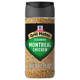 McCormick Grill Mates Montreal Chicken Seasoning jar front offers bold flavor for grilled chicken