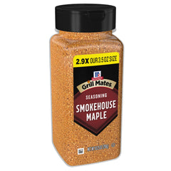 McCormick Grill Mates Smokehouse Maple seasoning jar highlighting rich flavor