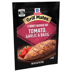Marination bowl with McCormick marinade and oil for juicy results