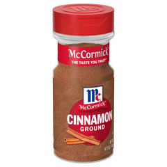 McCormick Ground Cinnamon jar front view highlighting premium aroma