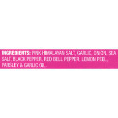 McCormick Himalayan Pink Salt label close-up highlights gluten-free, paleo-friendly appeal.