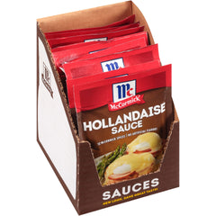 McCormick Hollandaise sauce mix packet for quick lemon-butter sauce.