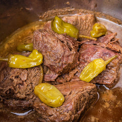 Pressure cooker in action with McCormick roast seasoning aroma