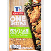 McCormick ONE packaging shows 12 sachets for quick weeknight flavor.