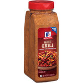 McCormick Original Chili Seasoning Mix 22oz bottle enhances chili flavor with balanced heat