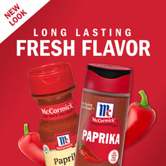 McCormick Paprika powder texture ready for sauces and rubs