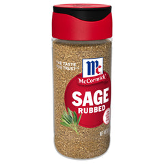 McCormick Rubbed Sage leaf close-up for poultry seasoning