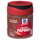 McCormick Smoked Paprika jar close-up adds smoky color to meals