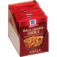 McCormick White Chicken Chili Seasoning Pack-12 ready for quick weeknight dinners