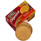McVitie's Digestives 250g pack shot, ideal for dunking with tea