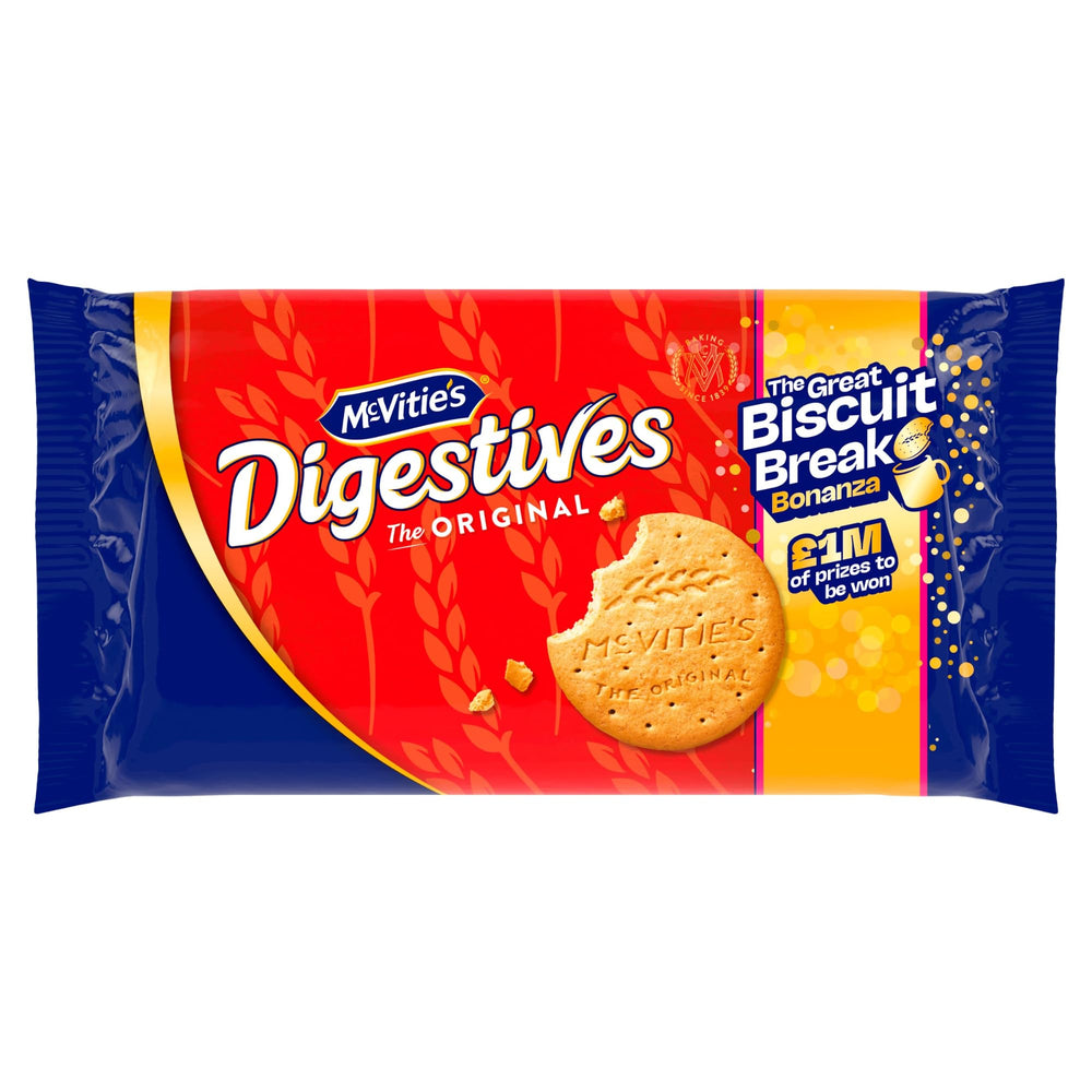 McVitie's Digestives Original twin pack 360g, easy to stock up for family snacks.