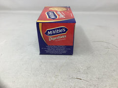 Inside view of a 225g McVities Digestives box ready to enjoy