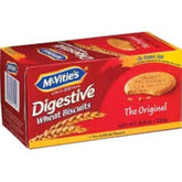 McVities Digestives front-pack showing the classic wheat biscuits, ideal for tea time