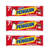 McVitie's Penguin Original 7 Bars three-pack front view packaging, ideal for sharing