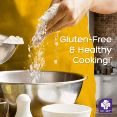 MD.LIFE Xanthan Gum resealable pouch preserves freshness for gluten-free cooking