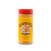 Meat Church Honey Hog 12.5 oz bottle viewed from the front, ideal for pork seasoning.
