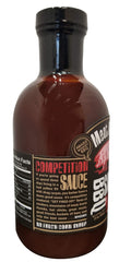 Meat Mitch WHOMP! sauce served on ribs with a shiny, flavorful coating