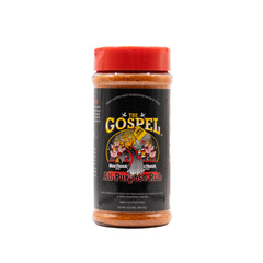 Meat Church The Gospel All-Purpose Rub bottle for versatile seasoning and bold flavor.