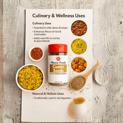 Mecca Foods cumin seeds in a bowl ready to season