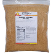 Medley Hills Farm graham crumbs bag front view for crusts and desserts
