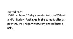 Medley Hills Farm oat bran non-GMO seal label highlights quality.