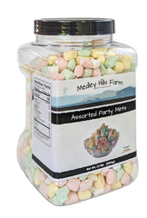 Pastel mint colors from Medley Hills Farm mints evoke wedding and shower elegance.