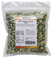 Medley Hills Farm Wasabi Green Peas in a resealable bag for fresh snacking.