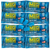 MEG Military Energy Gum Arctic Mint pack front view for quick boost
