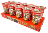 Meiji Yan Yan dipping sticks with chocolate creme cups for a quick treat
