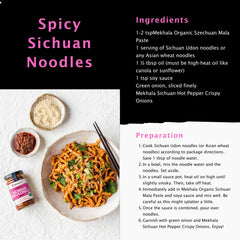 Mekhala Mala paste on noodles for bold, tingling heat.