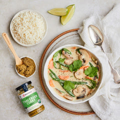 Mekhala paste used as quick vegetable marinade for grilling