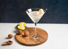 Mekoman lychee dessert bowl highlights tropical flavor and creamy texture.