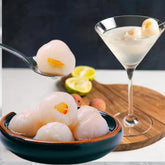 Mekoman lychee fruit close-up showing peeled, seedless flesh perfect for desserts.