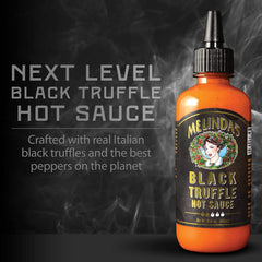 Melinda's Black Truffle Hot Sauce glaze on wings for a spicy aromatic bite