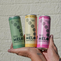 Melo creamy twist flavor can showcased, offering a smooth, crave-worthy sip without alcohol.