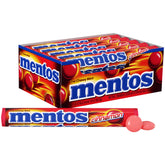 Mentos Chewy Mint Cinnamon rolls pack front view, ideal for parties and gifting.